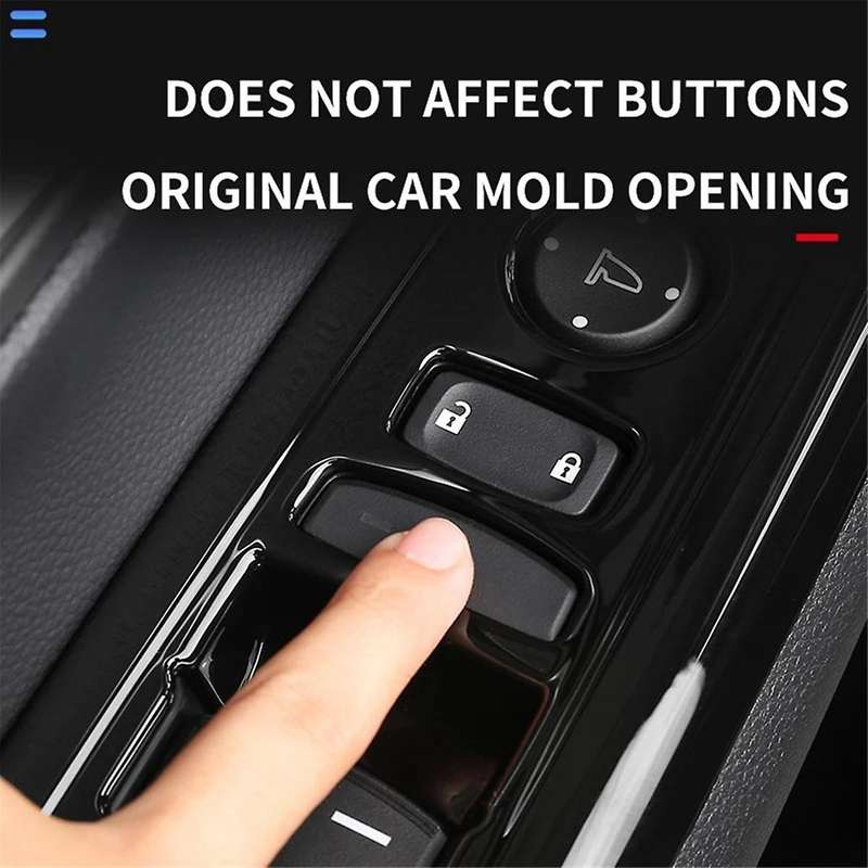 Car Door Lifting Panel Armrest Conversion Kit for 2023 -V 6Th Glass Switch Decorative Sticker B