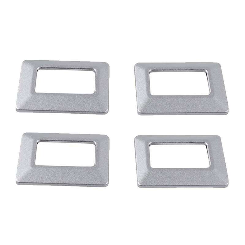 Car Door Lock Button Frame Trim for 110 2020-2024 Aluminum Door Lock Switch Protective Cover ,4PCS