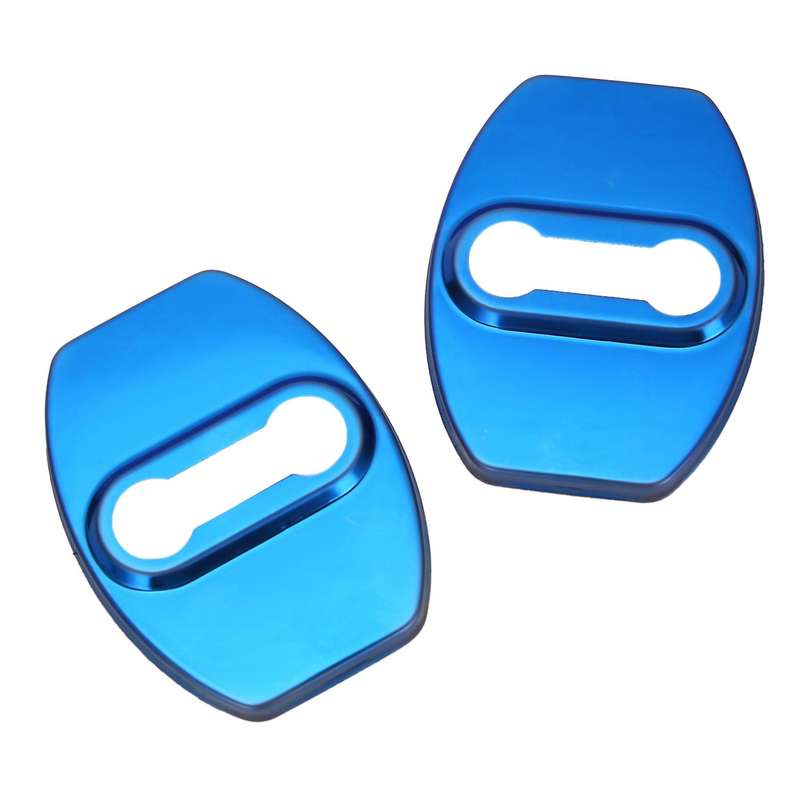Car Door Lock Buckle Door Holder Protector Cover for Land Cruiser 200 Prado 150 120 Accessories Blue