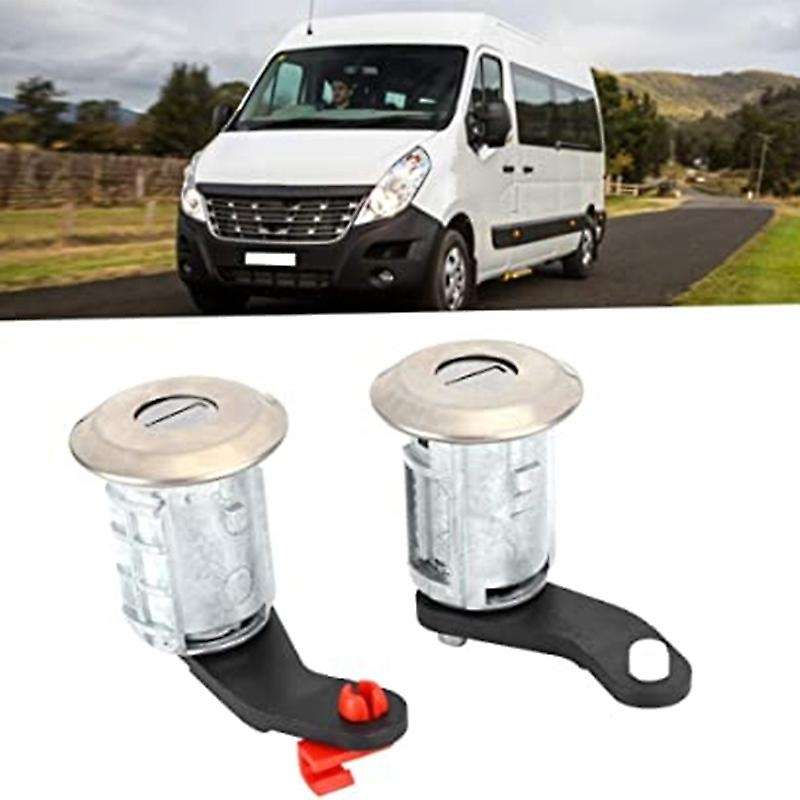 Car Door Lock Barrel Set Door Lock Cylinder with 2 Keys for Master 1998-2016 7701470944 7701470945
