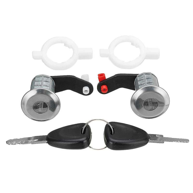 Car Door Lock Barrel Set Door Lock Cylinder with 2 Keys for Master 1998-2016 7701470944 7701470945