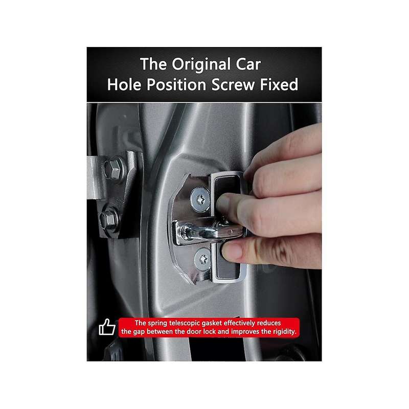 Car Door Lock Buckle Upgraded Stabilizer Protector Latches Stopper for Noise Space Lock