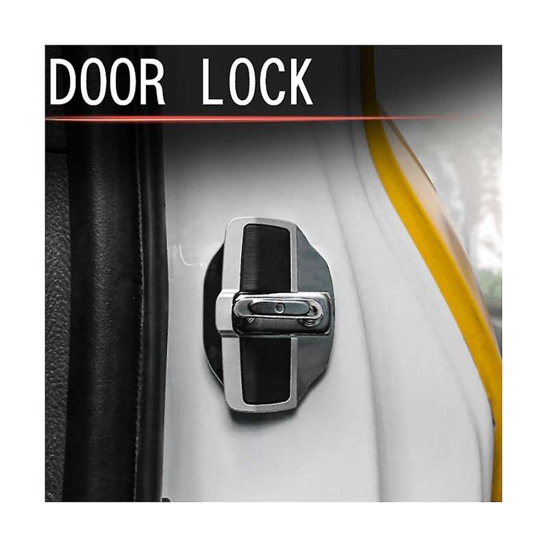 Car Door Lock Buckle Upgraded Stabilizer Protector Latches Stopper for Noise Space Lock