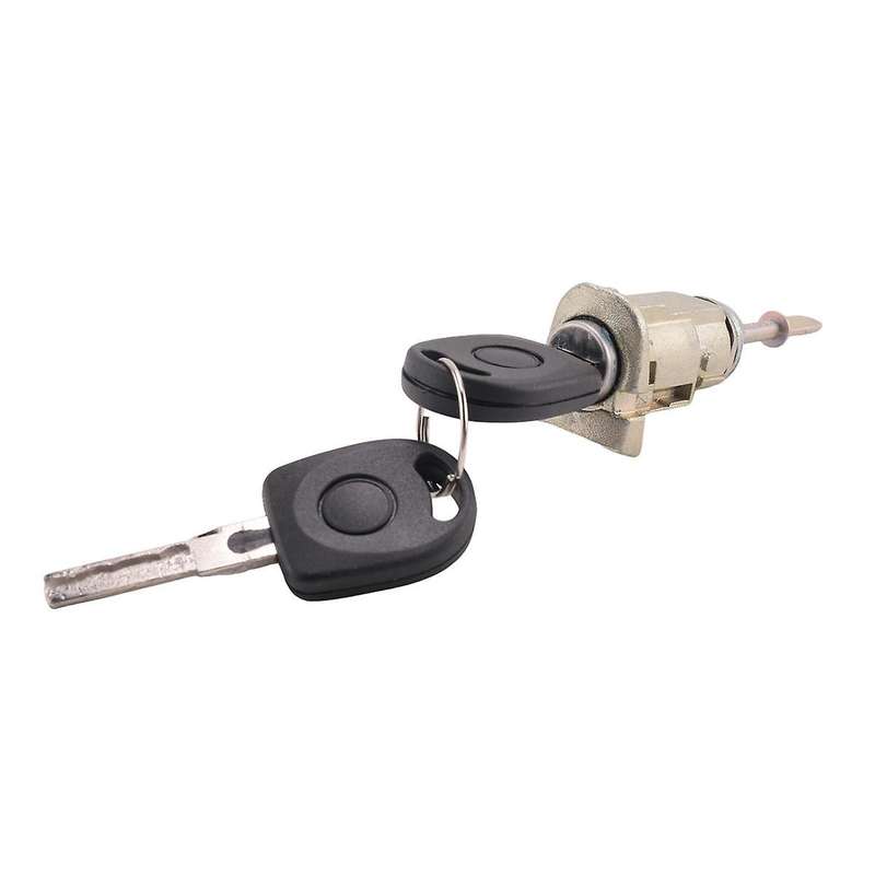 Car Door Lock Cylinder Front Left and Right with Key Set 1J0837167, 1U0837167A 604837167 for- 1J Gol