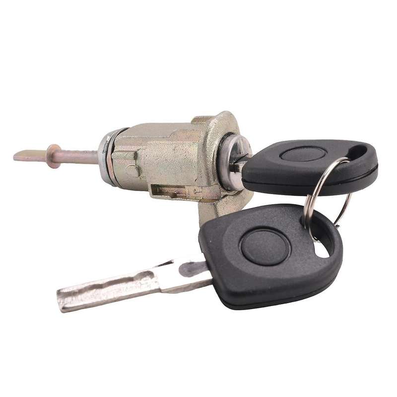 Car Door Lock Cylinder Front Left and Right with Key Set 1J0837167, 1U0837167A 604837167 for- 1J Gol