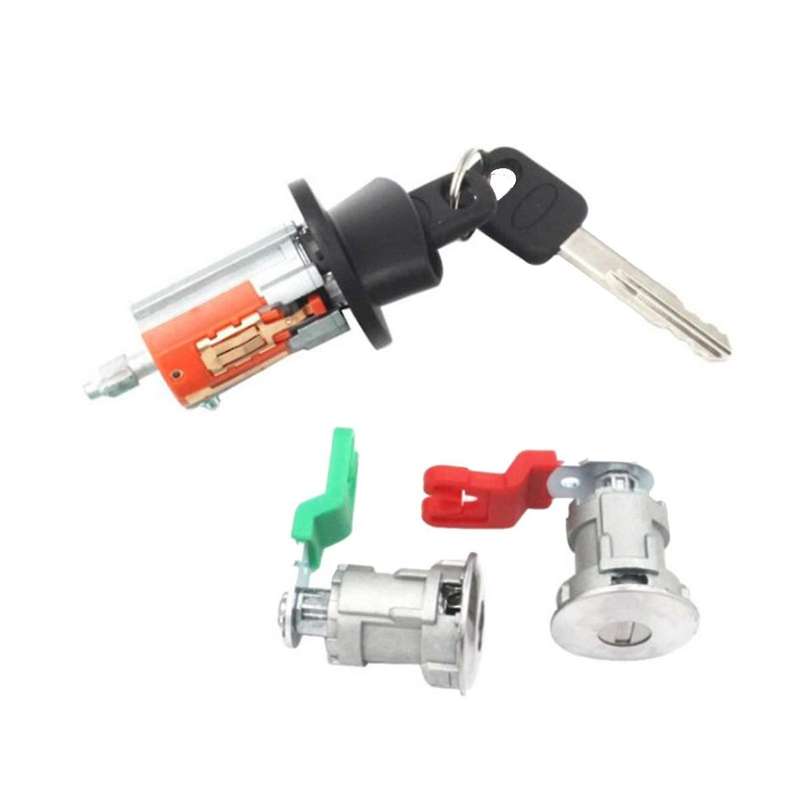 Car Door Locks Cylinder Lock Kit LC6177 DL5886 for E150 E250 1997-2020 Ignition Lock 703369 597638