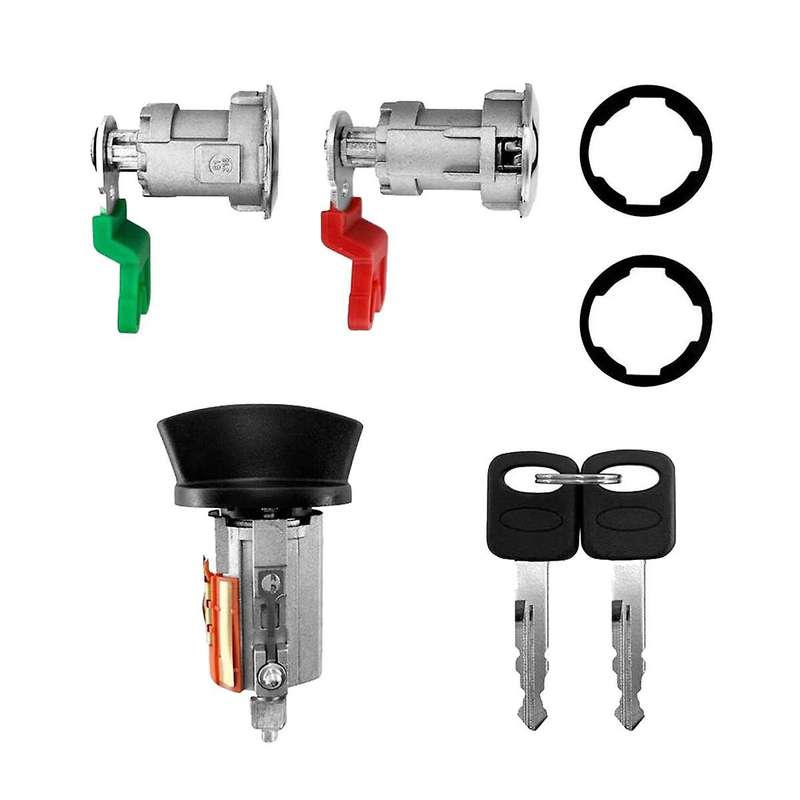 Car Door Locks Cylinder Lock Kit LC6177 DL5886 for E150 E250 1997-2020 Ignition Lock 703369 597638