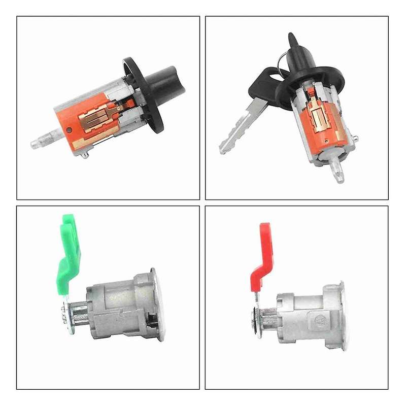 Car Door Locks Cylinder Lock Kit LC6177 DL5886 for E150 E250 1997-2020 Ignition Lock 703369 597638