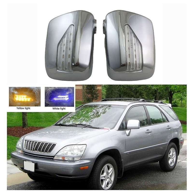 Car Door Mirror Cover with Led Trim Light for Rx300 Xu110 Rx 300 Is300 1998 - 2003