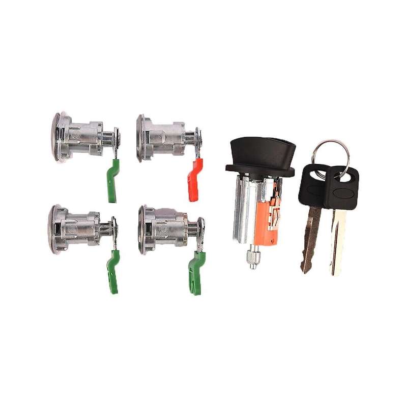 Car Door Locks Cylinder Lock Set for E150 E250 1997-2020 Ignition Lock Car Accessories 597638 Dl5886
