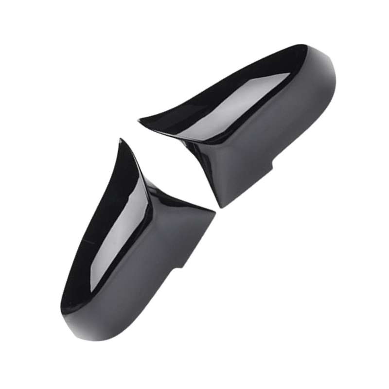 Car Door Mirror Covers, Gloss Black Replacement Rearview Side Mirror Covers Caps Rearview Replaceme