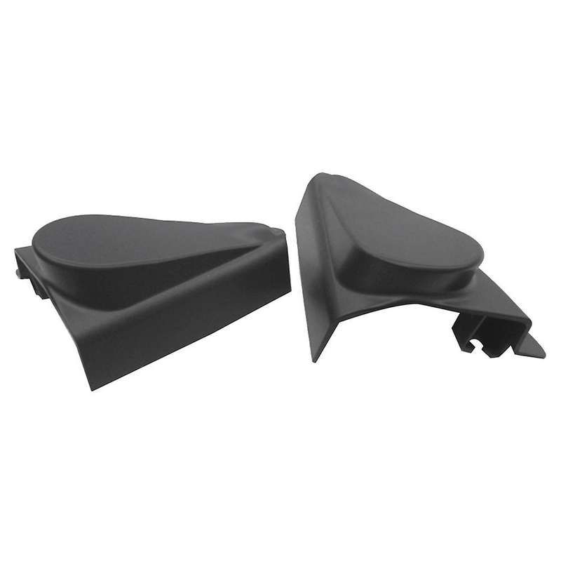 Car Door Panel Audio Horn Cover Tweeter Triangular Speaker Loudspeaker Cover Trim for 2009 2010 2011
