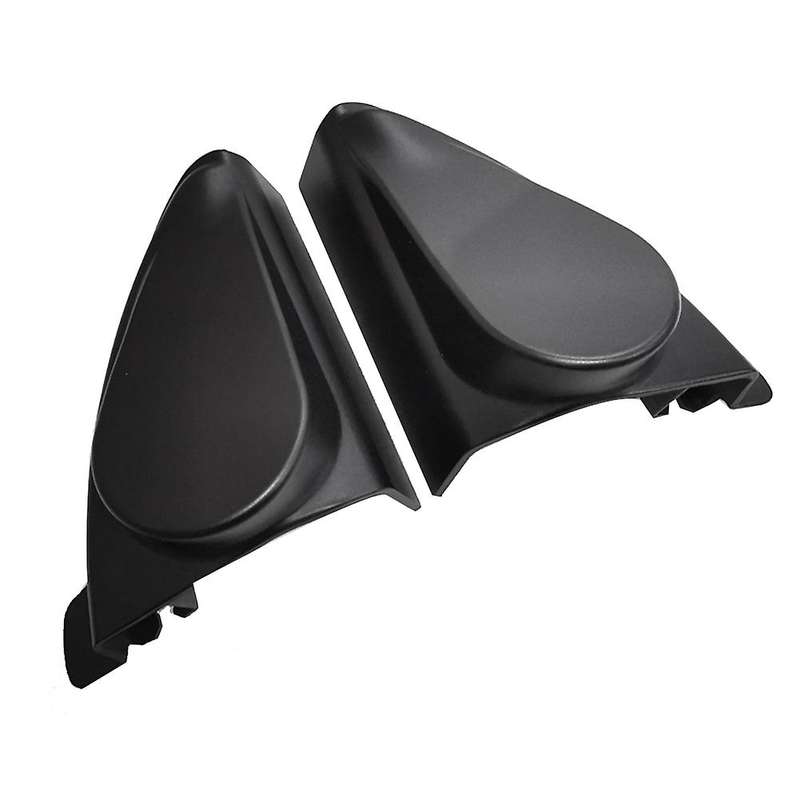 Car Door Panel Audio Horn Cover Tweeter Triangular Speaker Loudspeaker Cover Trim for 2009 2010 2011