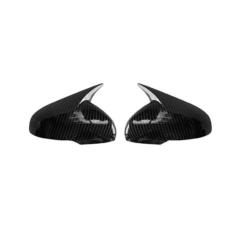 Car Door Rearview Mirror Cover for 2018-2023 ABS Ox Horn Side Mirror Shell Reverse Caps Sticker