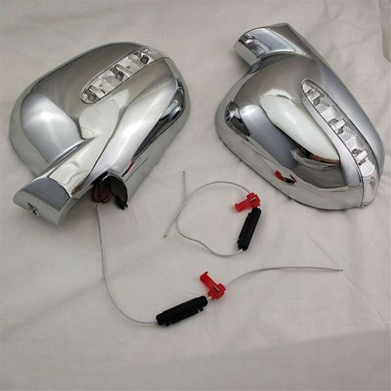 Car Door Rearview Door Mirror Covers with Led for M-class W163 Ml Class 1997-2005