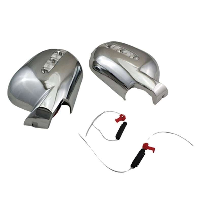 Car Door Rearview Door Mirror Covers with Led for M-class W163 Ml Class 1997-2005