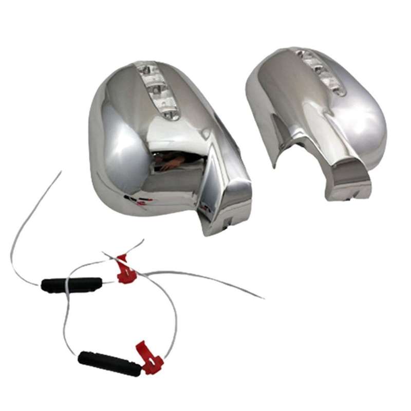 Car Door Rearview Door Mirror Covers with Led for M-class W163 Ml Class 1997-2005