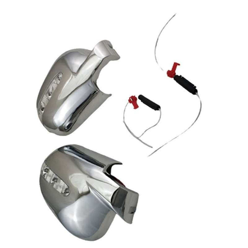 Car Door Rearview Door Mirror Covers with Led for M-class W163 Ml Class 1997-2005