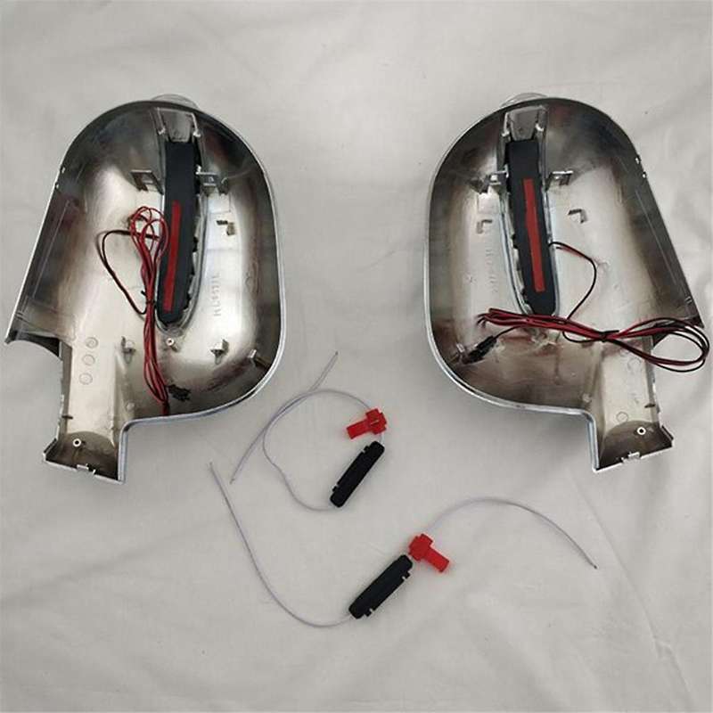 Car Door Rearview Door Mirror Covers with Led for M-class W163 Ml Class 1997-2005