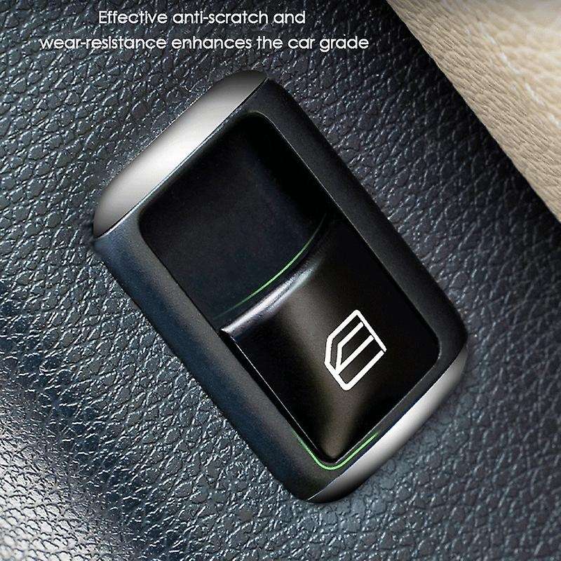 Car Door Seat Memory Lock + Window Glass Lift Button Covers Stickers for CLA/GLA/////ML/A/B/E