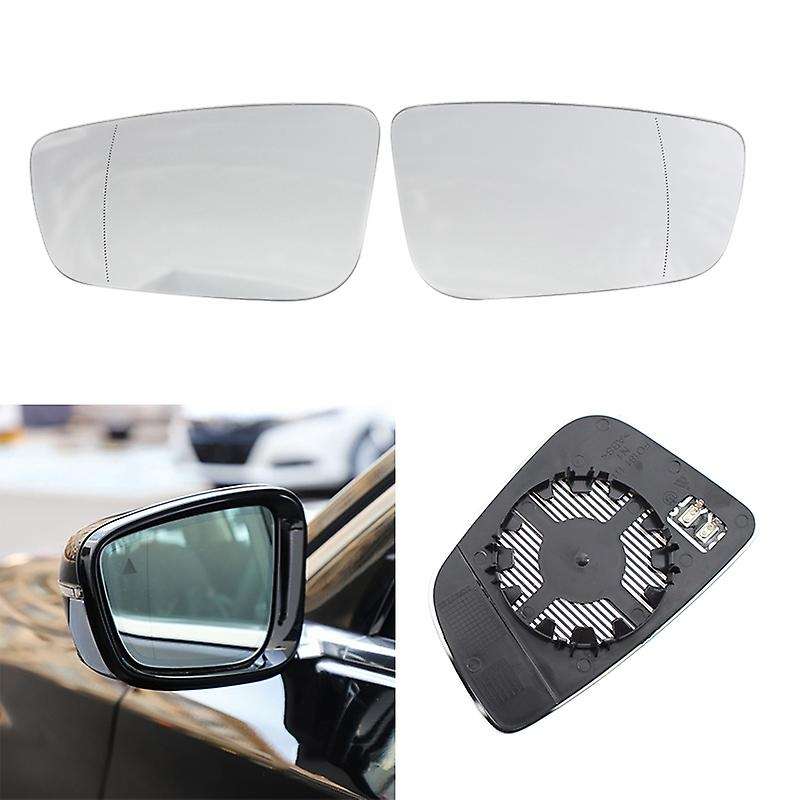 Car Door Side Heated Wing Antifog Heated Rearview Mirror Glass for - 5 Series 2018-2020 G30 F90 M5 G