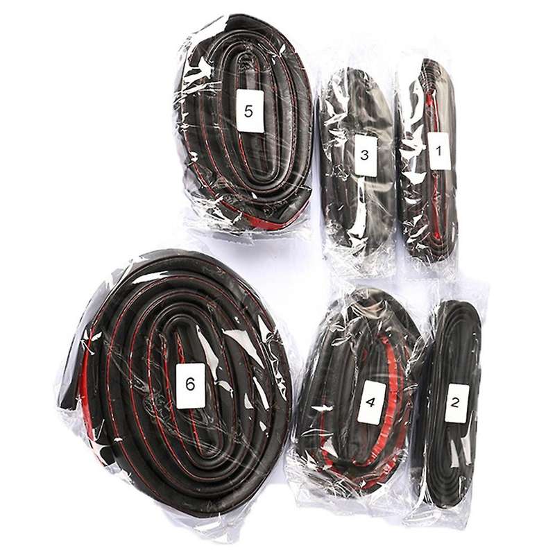 Car Door Seal Strip Kit Soundproof Strip Noise Insulation Weather Strip Sealing for Model S