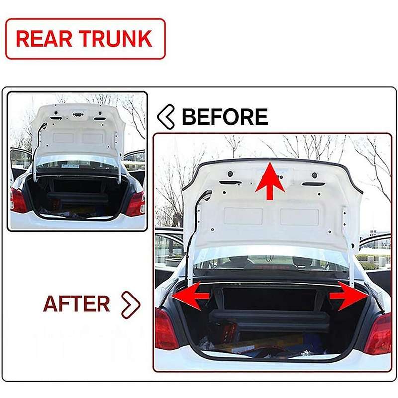 Car Door Seal Strip Kit Soundproof Strip Noise Insulation Weather Strip Sealing for Model S