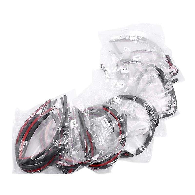 Car Door Seal Strip Kit Rubber Seal Sound Insulation Weatherstrip Seal for Patrol Y62 A-Rmada 2016 2