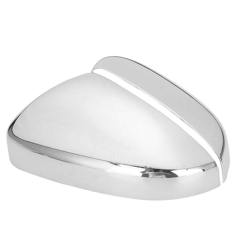 Car Door Side Rearview Mirror Covers Trim Side Wing Mirror Cap for C5 2017 2018, Chrome