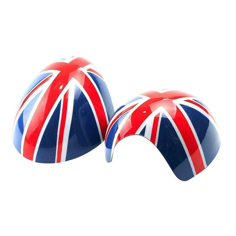 Car Door Side Red/Blue UK Flag Mirror Covers for R55 R56 R57 R58 R60 R61 Fold Mirror