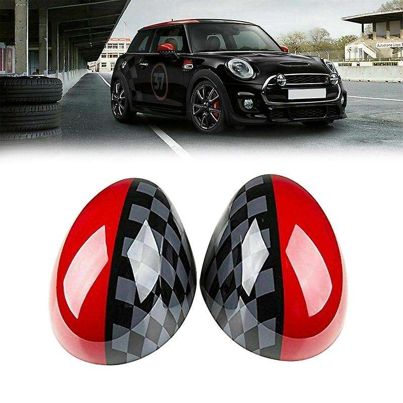 Car Door Side JCW Style Mirror Covers for R55 R56 R57 R58 R60 R61 Fold Mirror