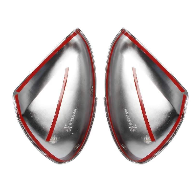 Car Door Side Rear View Mirror Covers Trim Side Wing Mirror Cap for 508 2014-2018, Chrome