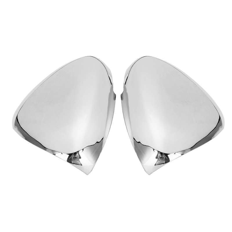 Car Door Side Rear View Mirror Covers Trim Side Wing Mirror Cap for 508 2014-2018, Chrome