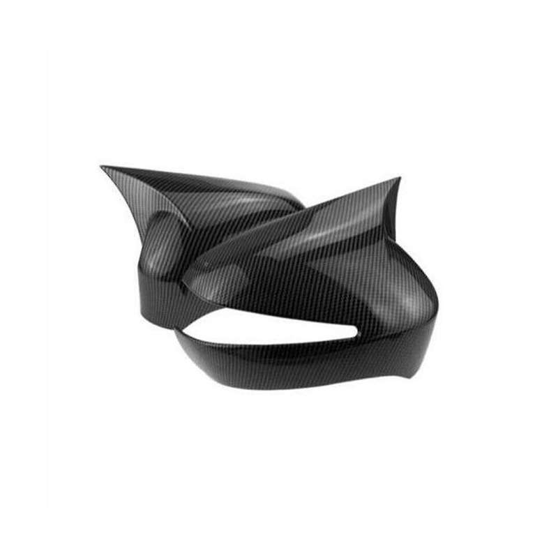 Car Door Side Rearview Mirror Cover Trim Cap Fit for 8th 2005-2012 (black)