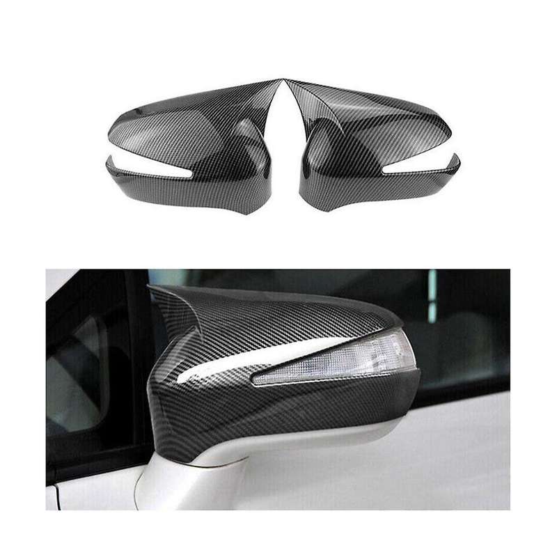 Car Door Side Rearview Mirror Cover Trim Cap Fit for 8th 2005-2012 (black)