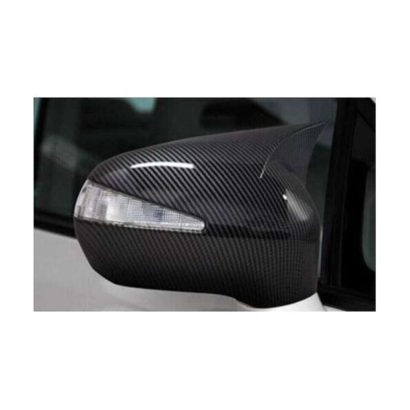 Car Door Side Rearview Mirror Cover Trim Cap Fit for 8th 2005-2012 (black)