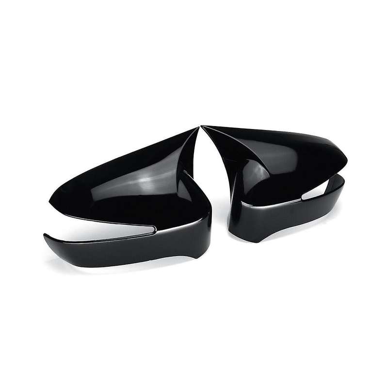Car Door Side Rearview Mirror Cover Trim Cap Fit for 8th 2005-2012 (black)