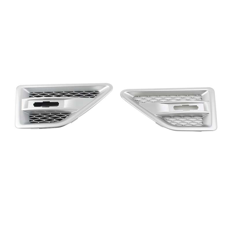 Car Door Side Vent Mesh Grille for 2 LR2 2006-2016 LR001660 LR0016158 Silver