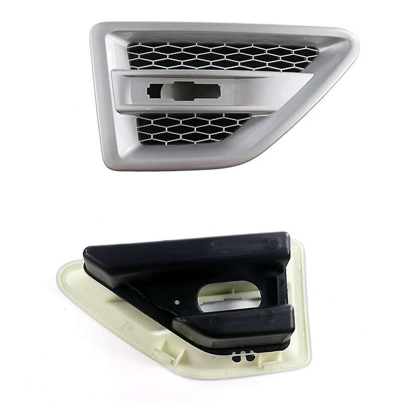 Car Door Side Vent Mesh Grille for 2 LR2 2006-2016 LR001660 LR0016158 Silver