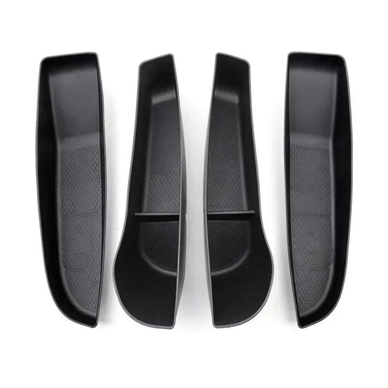 Car Door Side Storage Box for Model 3 2024 Door Armrest Umbrella Trash Can Tpe Model 3+ Accessories