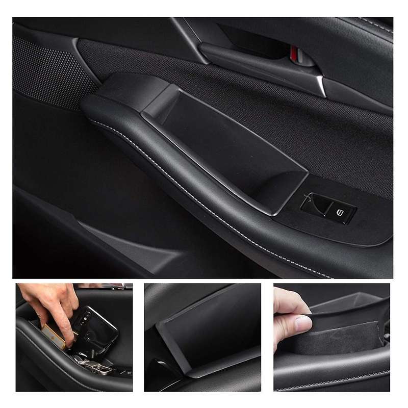 Car Door Side Storage Box for -30 2020-2024 LHD Door Handle Organizer Accessories,Rear Door