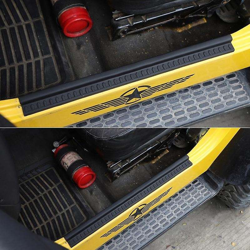 Car Door Sill Scuff Plate Entry Guard Trim for Wrangler TJ 1997-2006 Accessories