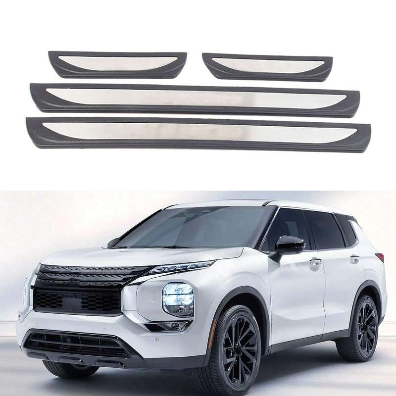 Car Door Sill Strip Pedal Protection Sticker Trim Threshold Anti-Skid Plate for 2022