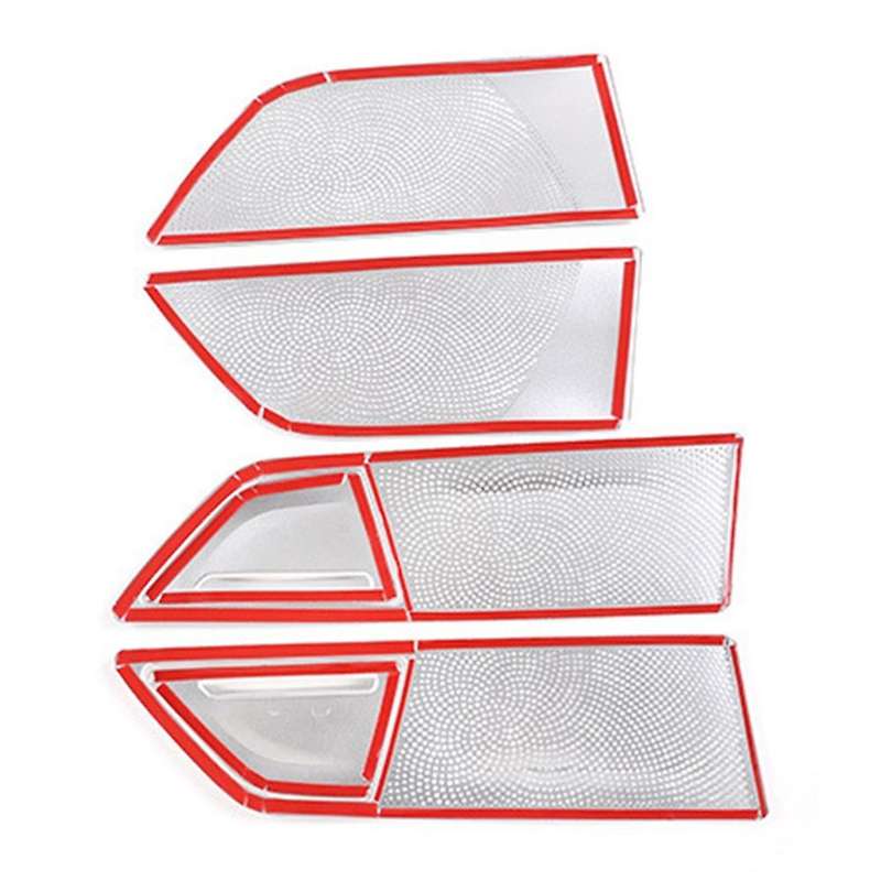 Car Door Speaker Cover Panel Trim Accessories 6-Piece Set for 7 Series G11 G12 2016-2020