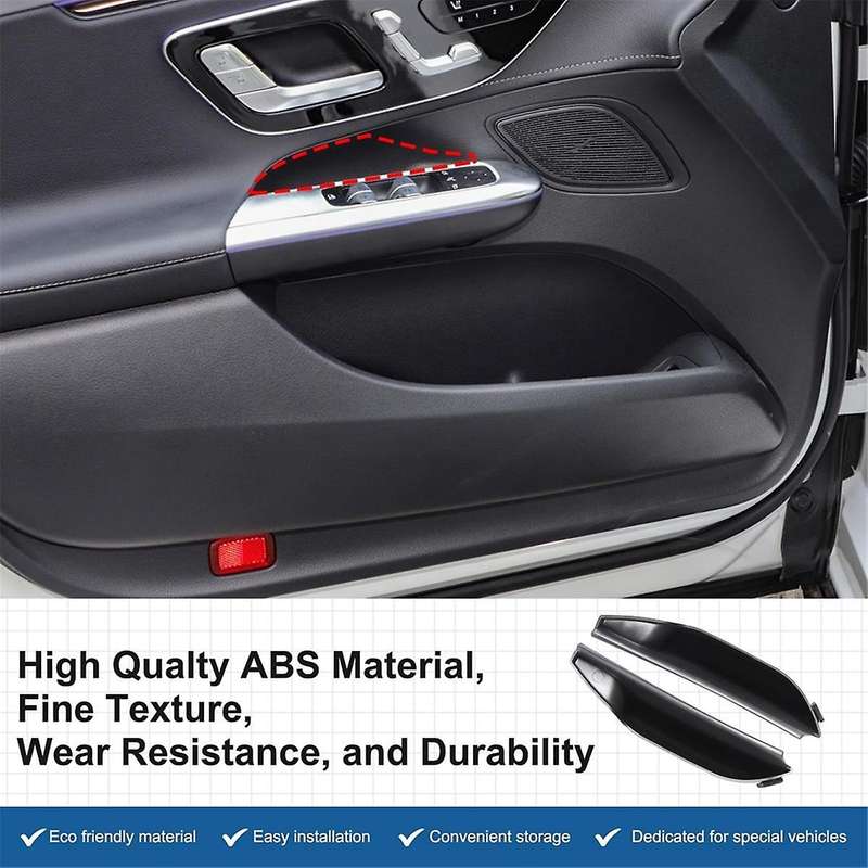 Car Door Storage Box Organizer Tray for EQE 2022-2024 Door Handle Pocket Insert Tray ,Front Door
