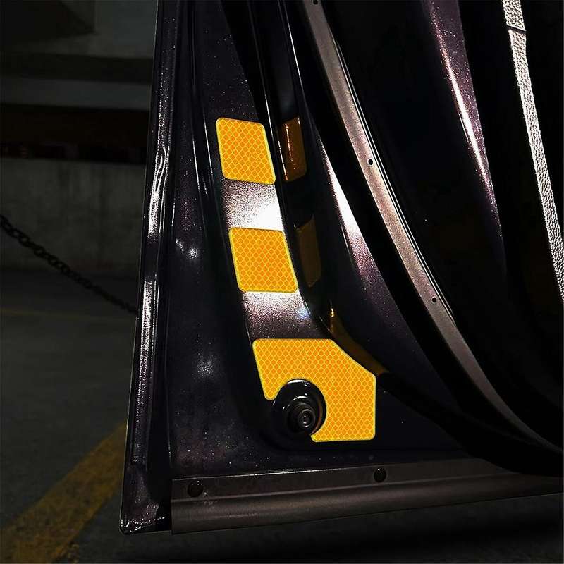 Car Door Warning Reflective Sticker Safety Car Door Opening Warning Reflector Tape for STEPWGN RP8 Y
