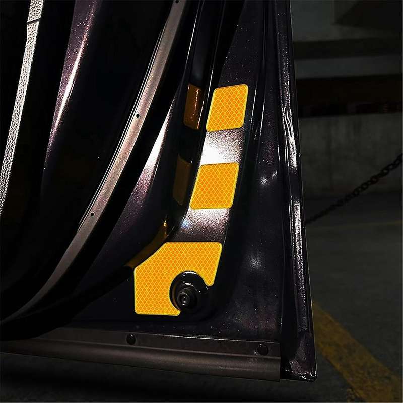 Car Door Warning Reflective Sticker Safety Car Door Opening Warning Reflector Tape for STEPWGN RP8 Y