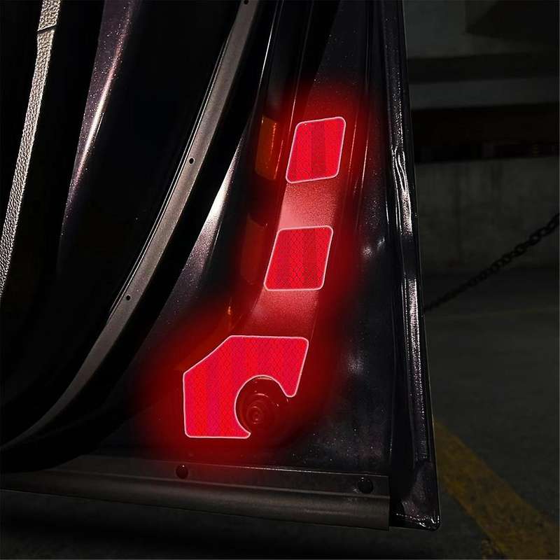 Car Door Warning Reflective Sticker Safety Car Door Opening Warning Reflector Tape for STEPWGN RP8 R