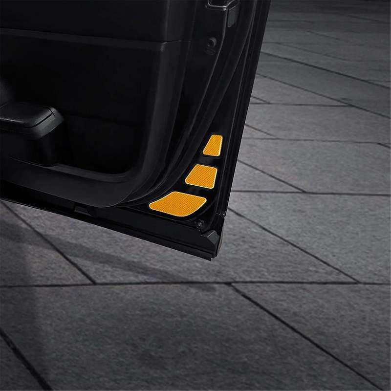 Car Door Warning Reflective Sticker Safety Car Door Opening Warning Reflector Tape for VOXY 90Series