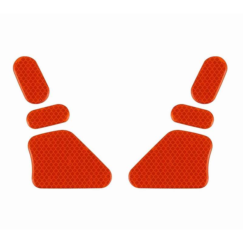 Car Door Warning Reflective Sticker Safety Car Door Opening Warning Reflector Tape for 2023-2024 Red